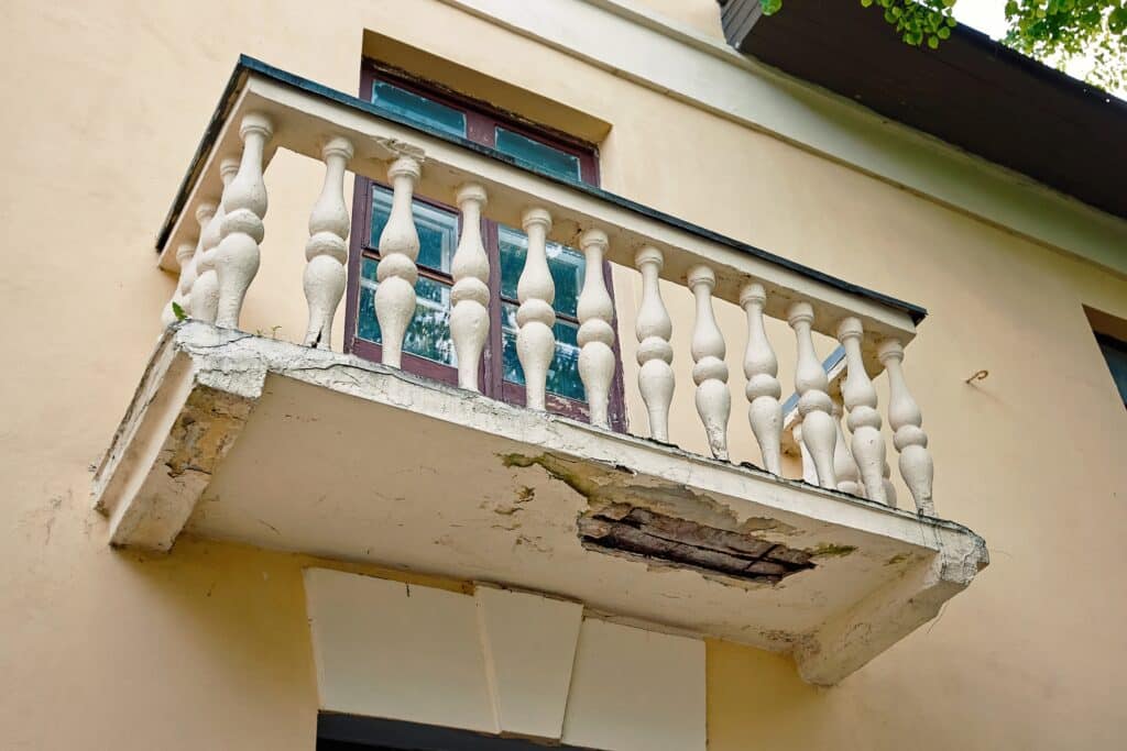 Balkon muss saniert werden