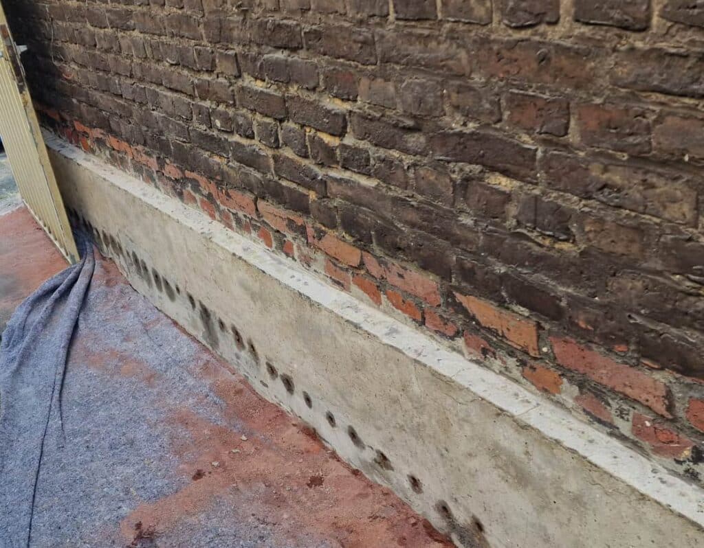 Horizontalsperre in Essen für die Wand, isolierkonzept